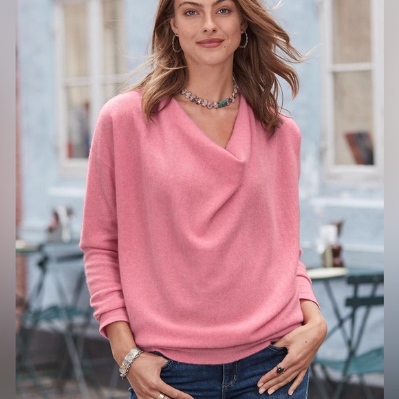 Sundance Sweaters Sundance Cashmere Simple Truths Sweater Cowl Neck
